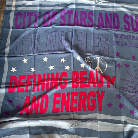 NWT Raj cotton oversized cotton scarf LA - Picture 2 of 5